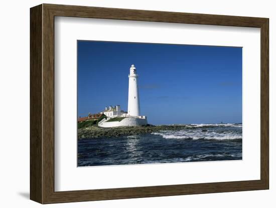 St. Mary's Island, Whitley Bay, Tyne and Wear, England, United Kingdom-James Emmerson-Framed Photographic Print