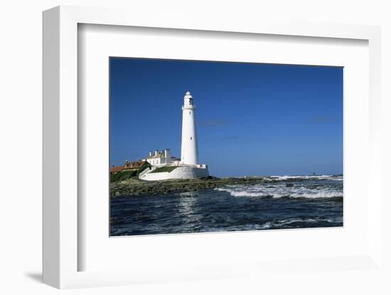 St. Mary's Island, Whitley Bay, Tyne and Wear, England, United Kingdom-James Emmerson-Framed Photographic Print