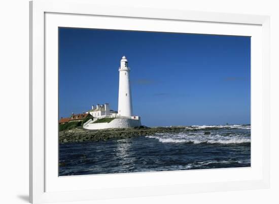 St. Mary's Island, Whitley Bay, Tyne and Wear, England, United Kingdom-James Emmerson-Framed Photographic Print