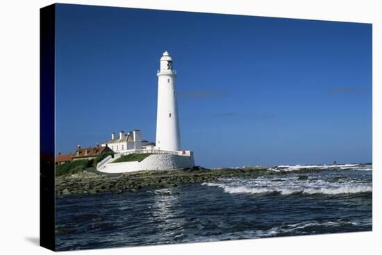 St. Mary's Island, Whitley Bay, Tyne and Wear, England, United Kingdom-James Emmerson-Stretched Canvas