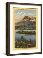 St. Mary's Lake, Glacier Park, Montana-null-Framed Art Print