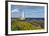 St. Mary's Lighthouse, Whitley Bay, Northumbria, England, United Kingdom, Europe-James Emmerson-Framed Photographic Print