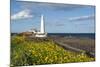 St. Mary's Lighthouse, Whitley Bay, Northumbria, England, United Kingdom, Europe-James Emmerson-Mounted Photographic Print