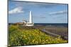 St. Mary's Lighthouse, Whitley Bay, Northumbria, England, United Kingdom, Europe-James Emmerson-Mounted Photographic Print