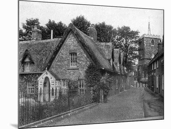 St Mary's Square, Horncastle, Lincolnshire, 1924-1926-Valentine & Sons-Mounted Giclee Print