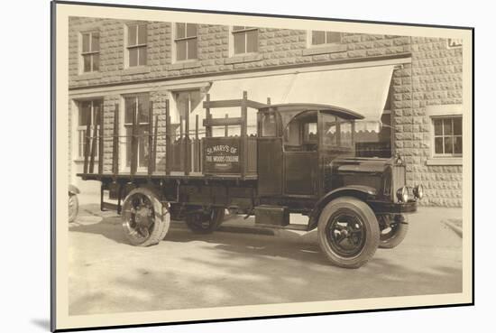 St. Mary's Truck-null-Mounted Art Print