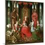 St. Mary with the Child and the Saints John the Baptist, John the Evangelist, Catherine, Barbara-Hans Memling-Mounted Giclee Print