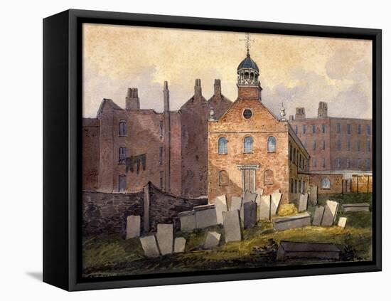 St Marylebone Old Church, London, C1815-William Pearson-Framed Stretched Canvas