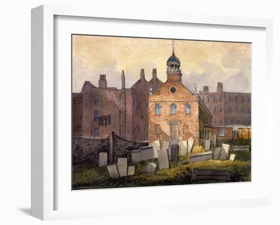 St Marylebone Old Church, London, C1815-William Pearson-Framed Giclee Print