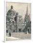St Marys Church and the Radcliffe, from the Quadrangle, at Brasenose, 1896-null-Framed Giclee Print
