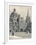 St Marys Church and the Radcliffe, from the Quadrangle, at Brasenose, 1896-null-Framed Giclee Print