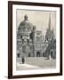 St Marys Church and the Radcliffe, from the Quadrangle, at Brasenose, 1896-null-Framed Giclee Print