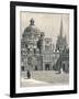 St Marys Church and the Radcliffe, from the Quadrangle, at Brasenose, 1896-null-Framed Giclee Print