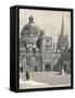 St Marys Church and the Radcliffe, from the Quadrangle, at Brasenose, 1896-null-Framed Stretched Canvas