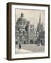 St Marys Church and the Radcliffe, from the Quadrangle, at Brasenose, 1896-null-Framed Giclee Print