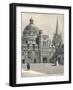 St Marys Church and the Radcliffe, from the Quadrangle, at Brasenose, 1896-null-Framed Giclee Print