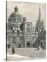 St Marys Church and the Radcliffe, from the Quadrangle, at Brasenose, 1896-null-Stretched Canvas