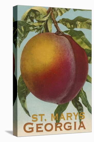 St. Marys, Georgia - Vintage Lithograph-Lantern Press-Stretched Canvas