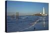 St. Marys Lighthouse, Whitley Bay, North Tyneside, Tyne and Wear, England, United Kingdom, Europe-Peter Barritt-Stretched Canvas