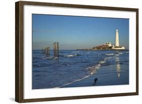 St. Marys Lighthouse, Whitley Bay, North Tyneside, Tyne and Wear, England, United Kingdom, Europe-Peter Barritt-Framed Photographic Print