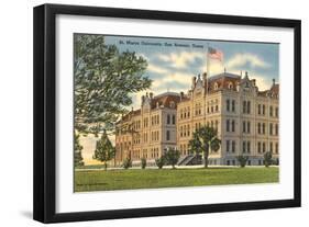 St. Marys University, San Antonio-null-Framed Art Print