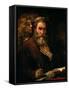 St. Matthew and the Angel, 1655-60-Rembrandt van Rijn-Framed Stretched Canvas