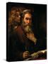 St. Matthew and the Angel, 1655-60-Rembrandt van Rijn-Stretched Canvas