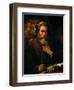 St. Matthew and the Angel, 1655-60-Rembrandt van Rijn-Framed Premium Giclee Print