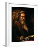 St. Matthew and the Angel, 1655-60-Rembrandt van Rijn-Framed Giclee Print