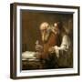 St. Matthew and the Angel, circa 1655-1660 (Oil on Canvas)-Karel van der Pluym-Framed Giclee Print