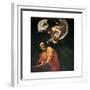 St. Matthew and the Angel-Caravaggio-Framed Premium Giclee Print