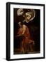 St. Matthew and the Angel-Caravaggio-Framed Art Print