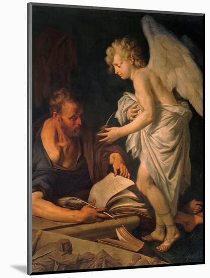 St. Matthew and the Angel-Manaigo Silvestro-Mounted Art Print