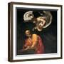 St. Matthew and the Angel-Caravaggio-Framed Art Print