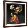 St. Matthew and the Angel-Caravaggio-Framed Art Print