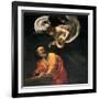 St. Matthew and the Angel-Caravaggio-Framed Art Print