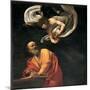 St. Matthew and the Angel-Caravaggio-Mounted Art Print