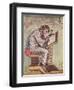 St. Matthew, Commissioned by Ebbo, Archbishop of Reims-null-Framed Giclee Print