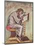 St. Matthew, Commissioned by Ebbo, Archbishop of Reims-null-Mounted Giclee Print