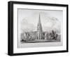 St Matthew's Church, Bedford New Town, St Pancras, London, c1852-George Hawkins-Framed Giclee Print