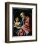 St. Matthew Writing His Gospel-Carlo Dolci-Framed Art Print