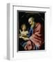 St. Matthew Writing His Gospel-Carlo Dolci-Framed Art Print