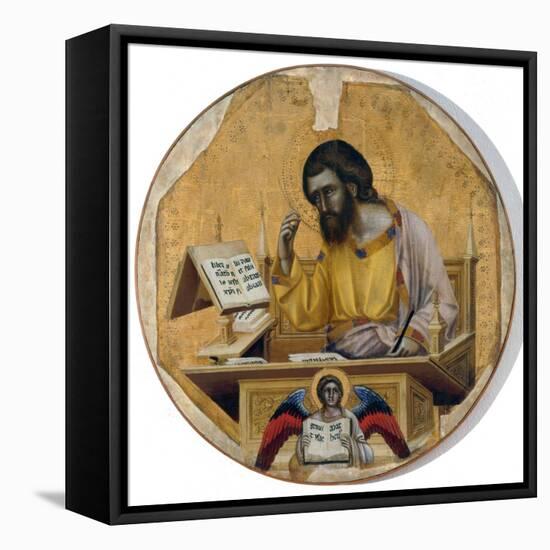 St Matthew-Ridolfo di Arpo Guariento-Framed Stretched Canvas