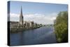 St Matthews Church and Old Bridge, Perth, Perth and Kinross, Scotland, 2010-Peter Thompson-Stretched Canvas
