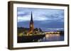 St Matthews Church and Old Bridge, Perth, Perth and Kinross, Scotland, 2010-Peter Thompson-Framed Photographic Print