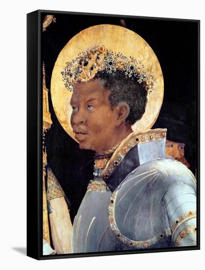 St. Maurice (Detail)-Matthias Grünewald-Framed Stretched Canvas