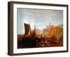 St Mawes at the Pilchard Season-J M W Turner-Framed Giclee Print