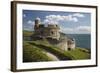 St. Mawes Castle and Coastline, St. Mawes, Cornwall, England, United Kingdom, Europe-Stuart Black-Framed Photographic Print