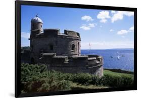 St. Mawes Castle, Built by Henry VIII, St. Mawes, Cornwall, England, United Kingdom-Jenny Pate-Framed Photographic Print