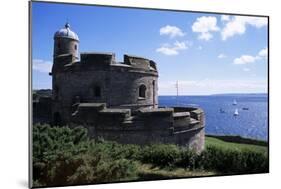 St. Mawes Castle, Built by Henry VIII, St. Mawes, Cornwall, England, United Kingdom-Jenny Pate-Mounted Photographic Print